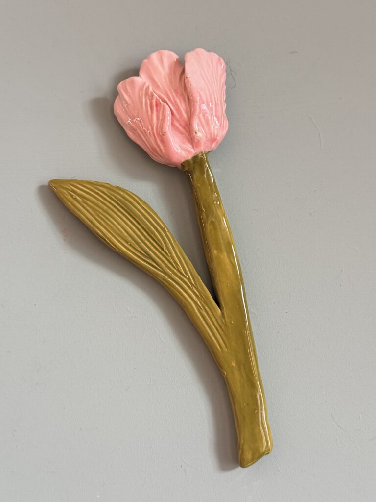 bloem met steel
