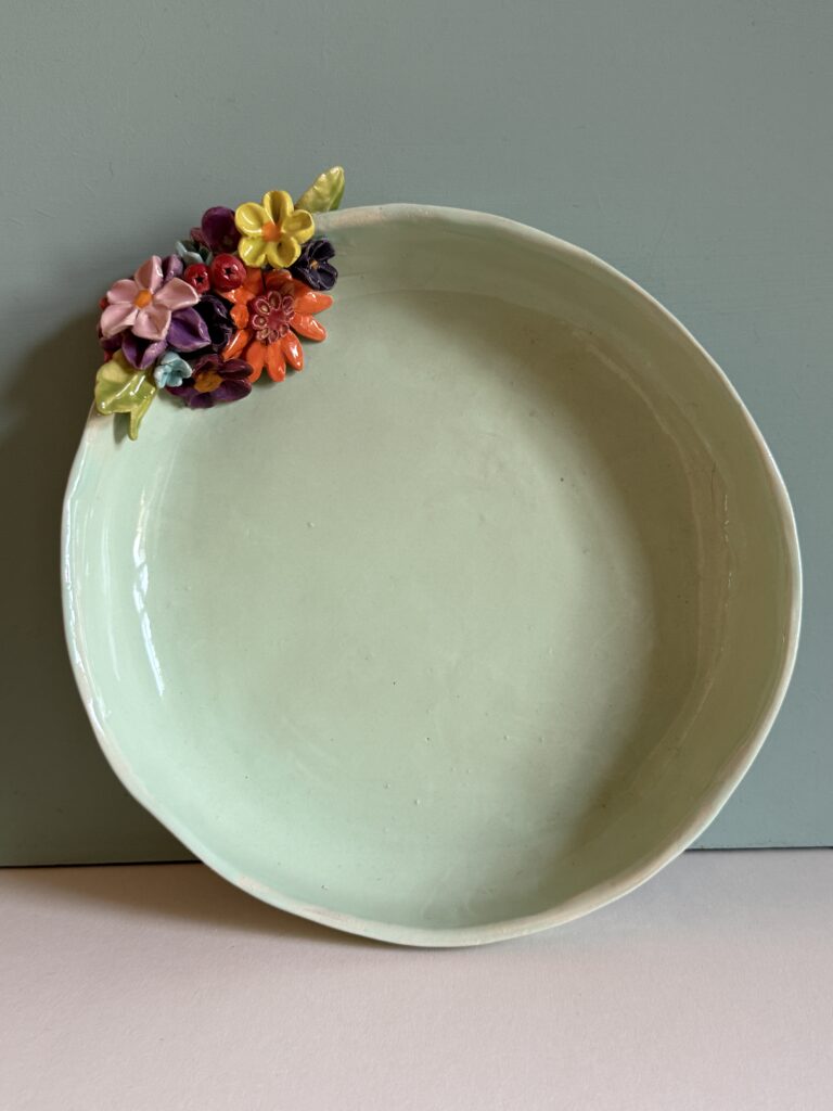schaal bloemen