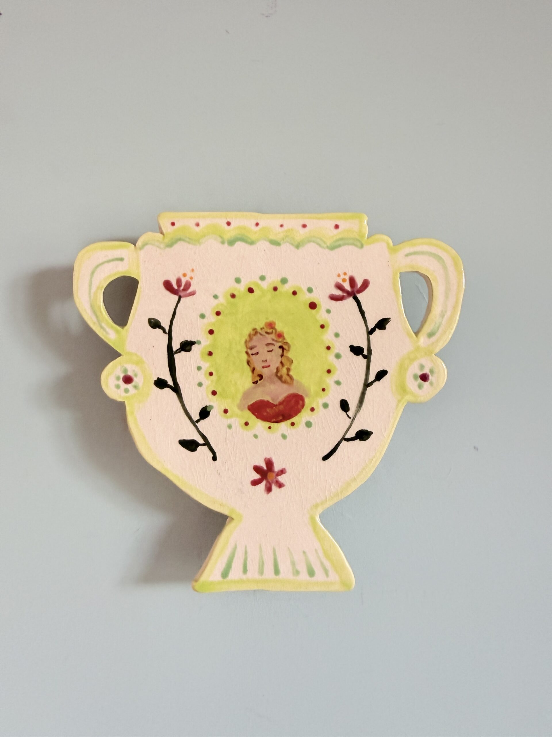 wandvaasje lady in red - Afbeelding 3